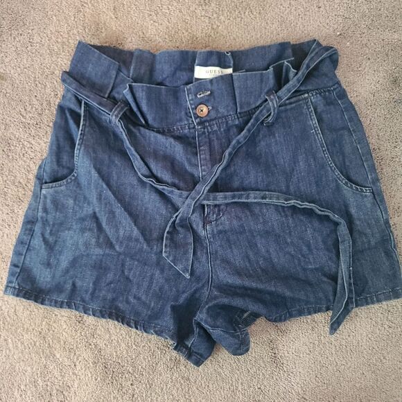 Guess Pants - Guess denim shorts worn once M